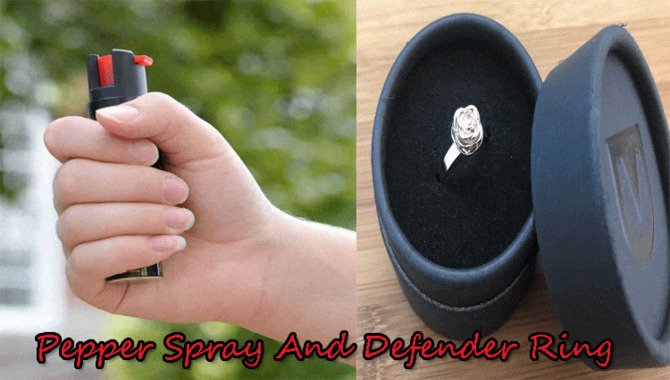 Defender Ring And Pepper Spray