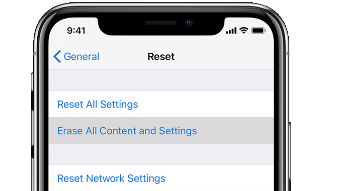 Reset Your iPhone