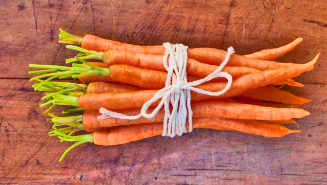 2)Carrots