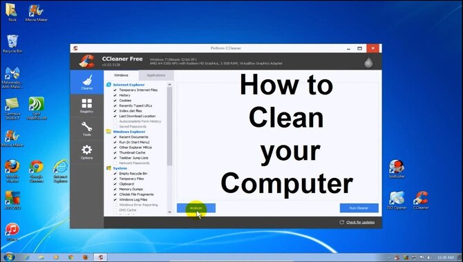 Clean Up Your PC Using Ccleaner