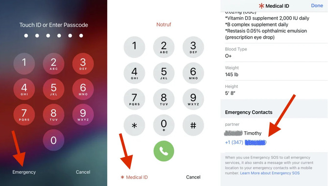 Create Emergency Numbers And Contacts In Case Of An Emergency