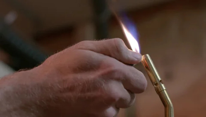 How To Light A Blow Torch Using A Lighter