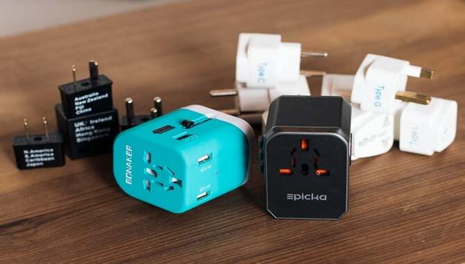 Use a travel power adapter