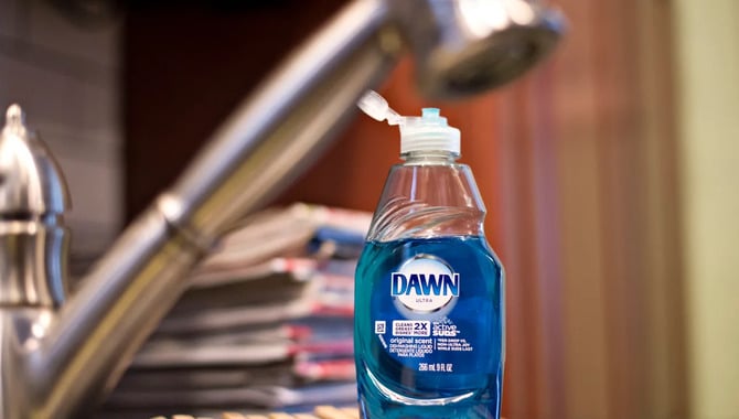 Mix A Little Dish Soap With Water